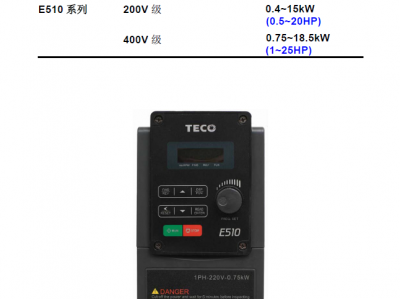 E510系列變頻器使用說明書