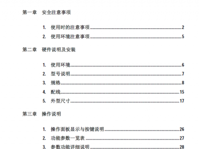 E2系列變頻器使用說明書