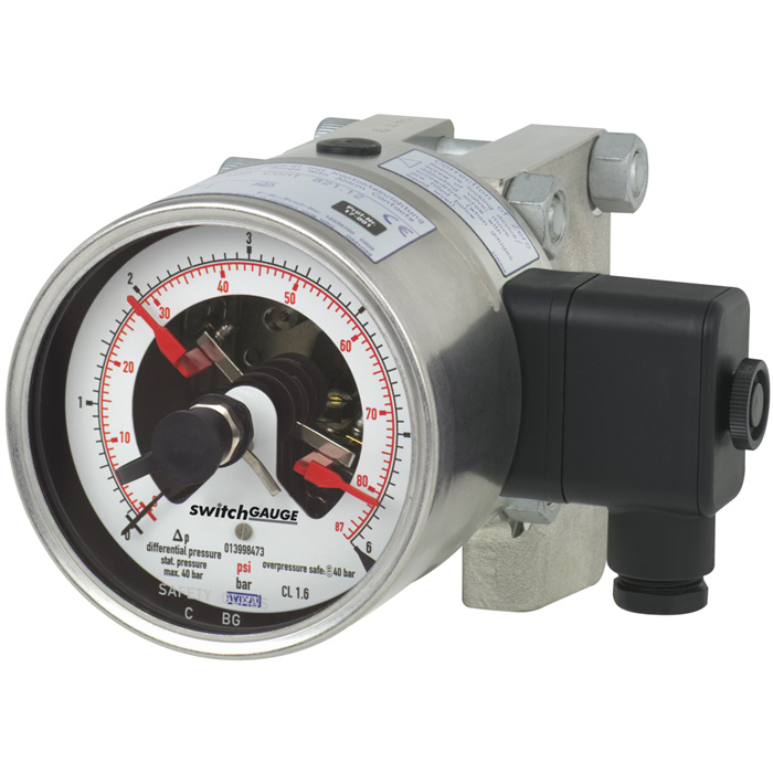 DPGS43HP.100, DPGS43HP.160帶電接點開關的差壓表